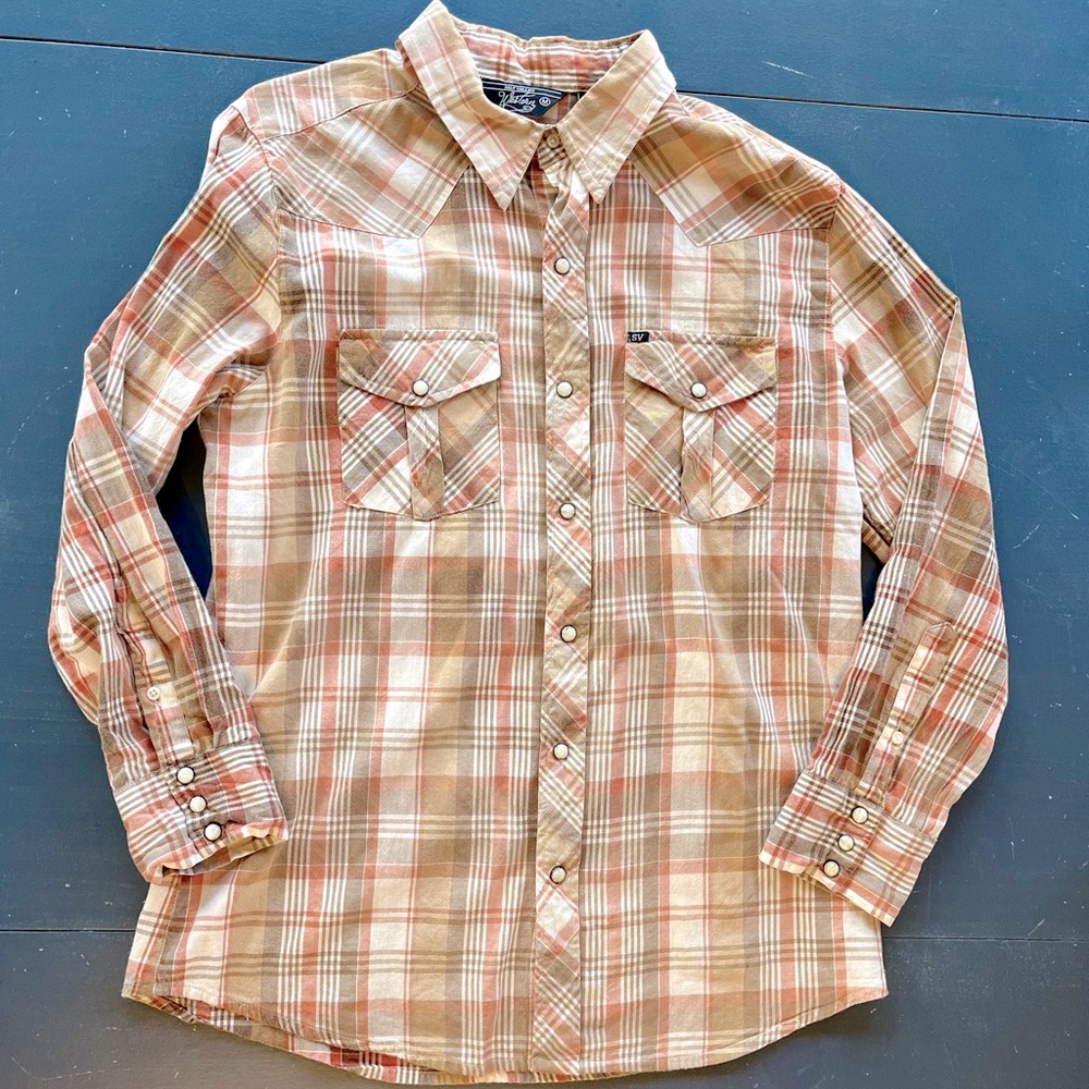 Vintage Pearl Snap Western Shirt